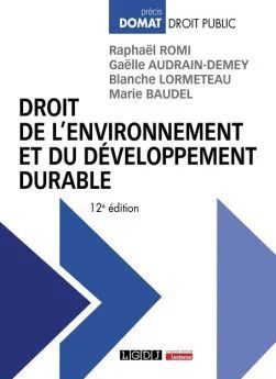 DROIT DE L'ENVIRONNEMENT ET DU DÉVELOPPEMENT DURABLE