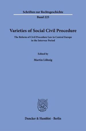 VARIETIES OF SOCIAL CIVIL PROCEDURE