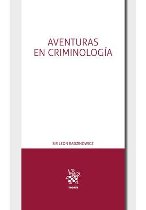 AVENTURAS EN CRIMINOLOGÍA