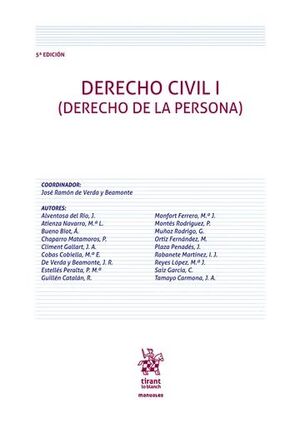 DERECHO CIVIL I