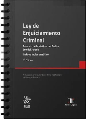 LEY DE ENJUICIAMIENTO CRIMINAL ANILLAS 2025