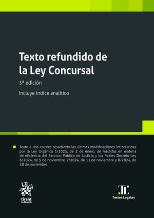 TEXTO REFUNDIDO DE LA LEY CONCURSAL