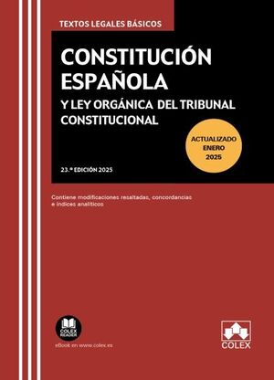 CONSTITUCIÓN ESPAÑOLA Y LEY ORGÁNICA DEL TRIBUNAL CONSTITUCIONAL