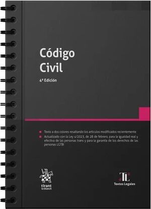 CODIGO CIVIL 2024 CON ANILLAS