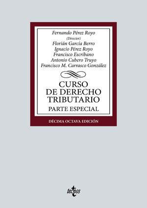 CURSO DE DERECHO TRIBUTARIO. PARTE ESPECIAL