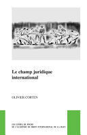 LE CHAMP JURIDIQUE INTERNATIONAL